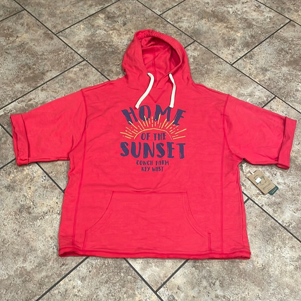 Home of the sunset Kong farm Key West hoodie extra large NWT
